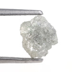 grey color raw uncut diamond ring and raw stone jewelry