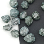 natural diamond stone with raw diamond uncut and real diamond rock
