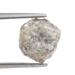 grey color raw uncut diamond engagement ring and raw uncut gems