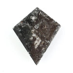 0.66 Ct Kite Cut Black Grey Brown Natural Diamond Unique Geometric Loose Stone for Jewelry