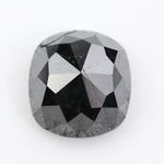 cushion cut , grey black loose natural diamond, cushion cut diamond vs emerald cut comparison gemstone shapes