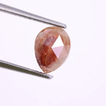 0.95 Ct pear cut red diamond antique natural loose diamond for engagement ring.