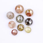3.13 Ct round rose cut natural diamond lot loose fancy color gemstones for custom jewelry making and designer ring creations