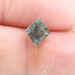 0.90 Ct brown grey green kite cut natural diamond with multi tone color and geometric shape for bold jewelry