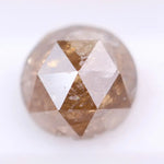 1.01 Ct round rose cut brown natural diamond loose gemstone for custom engagement ring and fine jewelry craftsmanship designs