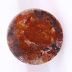 0.88 Ct round rose cut red natural diamond loose fancy color gemstone for handmade jewelry and custom fine jewelry designs