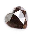 brown color heart diamond for fine jewelry