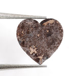 brown color heart diamond for fine jewelry