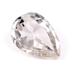 premium 0.91 Ct white Pear cut lab grown diamond loose stone with brilliant curved shine