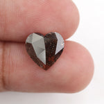 brown color heart diamond for fine jewelry