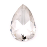 premium 0.91 Ct white Pear cut lab grown diamond loose stone with brilliant curved shine