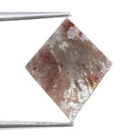 kite cut , grey brown natural diamond , raw grey diamond rough grey diamond grey stone ring icy diamonds diamond grey