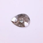 0.64 Ct pear cut light grey diamond – natural loose diamond for a custom rings