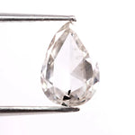 premium 0.91 Ct white Pear cut lab grown diamond loose stone with brilliant curved shine