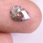 0.64 Ct pear cut light grey diamond – natural loose diamond for a custom rings