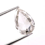 premium 0.91 Ct white Pear cut lab grown diamond loose stone with brilliant curved shine