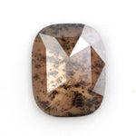 brown color lab grown gold emerald diamond ring design