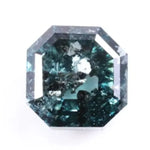 1.44 Ct Asscher Cut Blue Salt & Pepper Lab Grown Diamond – Ethical CVD Loose Diamond for Engagement Rings, Pendants & Luxury Jewelry