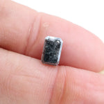 1.23 Ct emerald cut brown black grey natural diamond with sleek shape and subtle sparkle for modern luxury jewelry