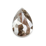 0.88 Ct Pear Cut Brown Natural Diamond Warm Hue Elegant Loose Diamond for Fine Jewelry