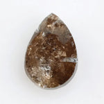 0.88 Ct Pear Cut Brown Natural Diamond Warm Hue Elegant Loose Diamond for Fine Jewelry