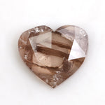 brown color lab grown diamond necklace with sparkle