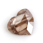 brown color lab grown diamond necklace with sparkle