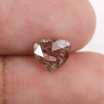 brown color lab grown diamond necklace with sparkle