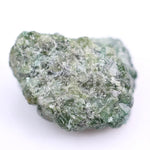 raw uncut diamond engagement ring with rough natural gemstone appearance blue green rough diamond