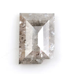 grey color lab grown diamond nose stud with sparkle