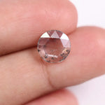 1.67 Ct white Round cut lab grown diamond loose stone with unique curved facet structure