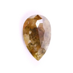 2.82 Ct natural yellow pear cut diamond, pear shaped 3 carat diamond, natural mined diamonds.