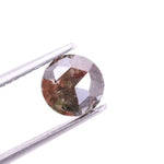 1.18 ct round rose cut diamond loose brown diamond, brown diamond wedding rings, round diamond bracelet, round and baguette diamond ring, fancy brown diamond.