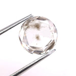 1.61 Ct white & Black Round cut lab grown diamond loose stone with premium modern curved brilliance