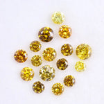 2.10 Ct Natural Yellow Lab Grown Diamond Uncut Loose Diamond Use For Jewerly