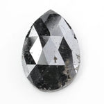 pear cut , grey black natural loose diamond, pear shaped diamond elegant luxury loose gemstone