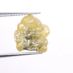 3.53 Ct Natural Yellow Rough Diamond Loose Fancy Shape Uncut Raw Diamond for Jewelry