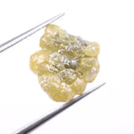 3.53 Ct Natural Yellow Rough Diamond Loose Fancy Shape Uncut Raw Diamond for Jewelry