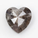 heart cut, brown natural loose diamond, natural diamond with romantic symmetrical brilliance