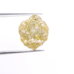 3.69 Ct Natural Yellow Rough Diamond Raw Uncut Loose Earth Mined Rustic Diamond for Jewelry