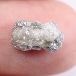 1.11ct natural grey rough diamond loose raw uncut earth-mined stone for custom jewelry.