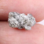 1.11ct natural grey rough diamond loose raw uncut earth-mined stone for custom jewelry.