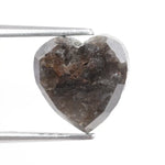 octagon cut , natural brown diamond, real natural diamond ring with brilliant sparkle