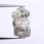 1.11ct natural grey rough diamond loose raw uncut earth-mined stone for custom jewelry.