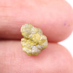 2.18 Ct Natural Yellow Rough Diamond Raw Uncut Loose Earth Mined Rustic Diamond for Jewelry