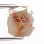 1.68 Ct emerald cut natural diamond light fancy color loose stone for avant-garde jewelry designs