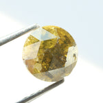 yellow & brown colour cushion halo round diamond diamond round cut