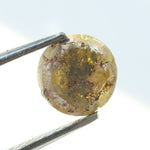 yellow & brown colour cushion halo round diamond diamond round cut