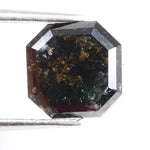 High-quality natural diamond with asscher cut design, displaying brilliance, fire, and natural inclusions. This image helps identify differences between lab grown and natural diamonds