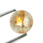 brown & orange colour 0.34 carat round solitaire diamond ring